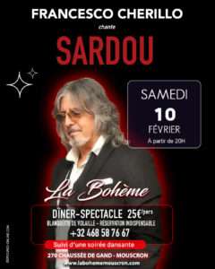 Francesco Cherillo la bohème michel Sardou